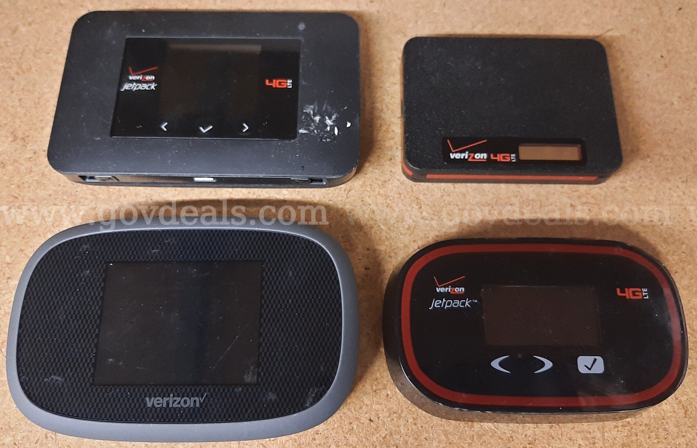 Verizon MI-FI Jetpack Wireless Hotspot lot of 4