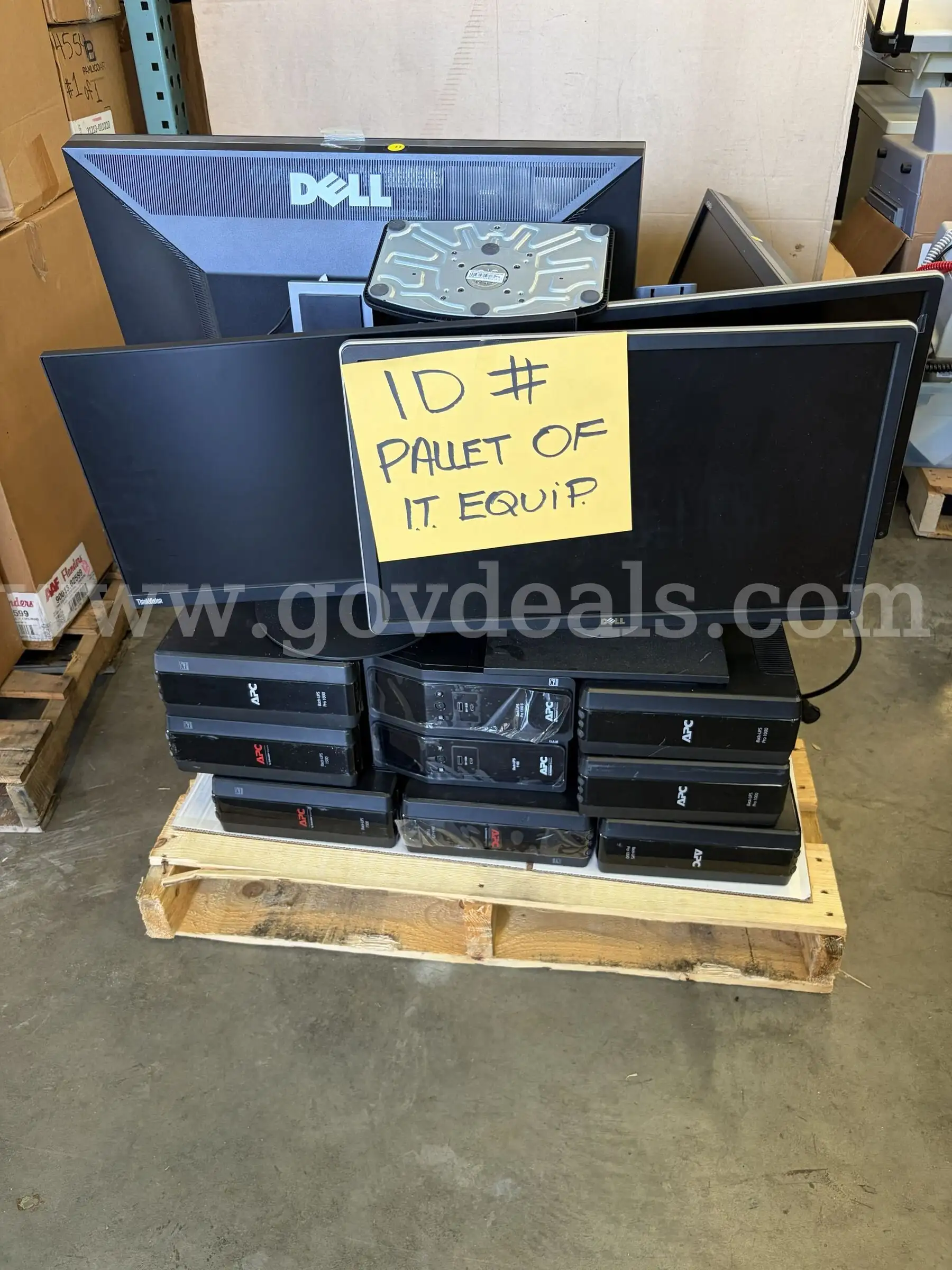 Pallet of IT Equipment