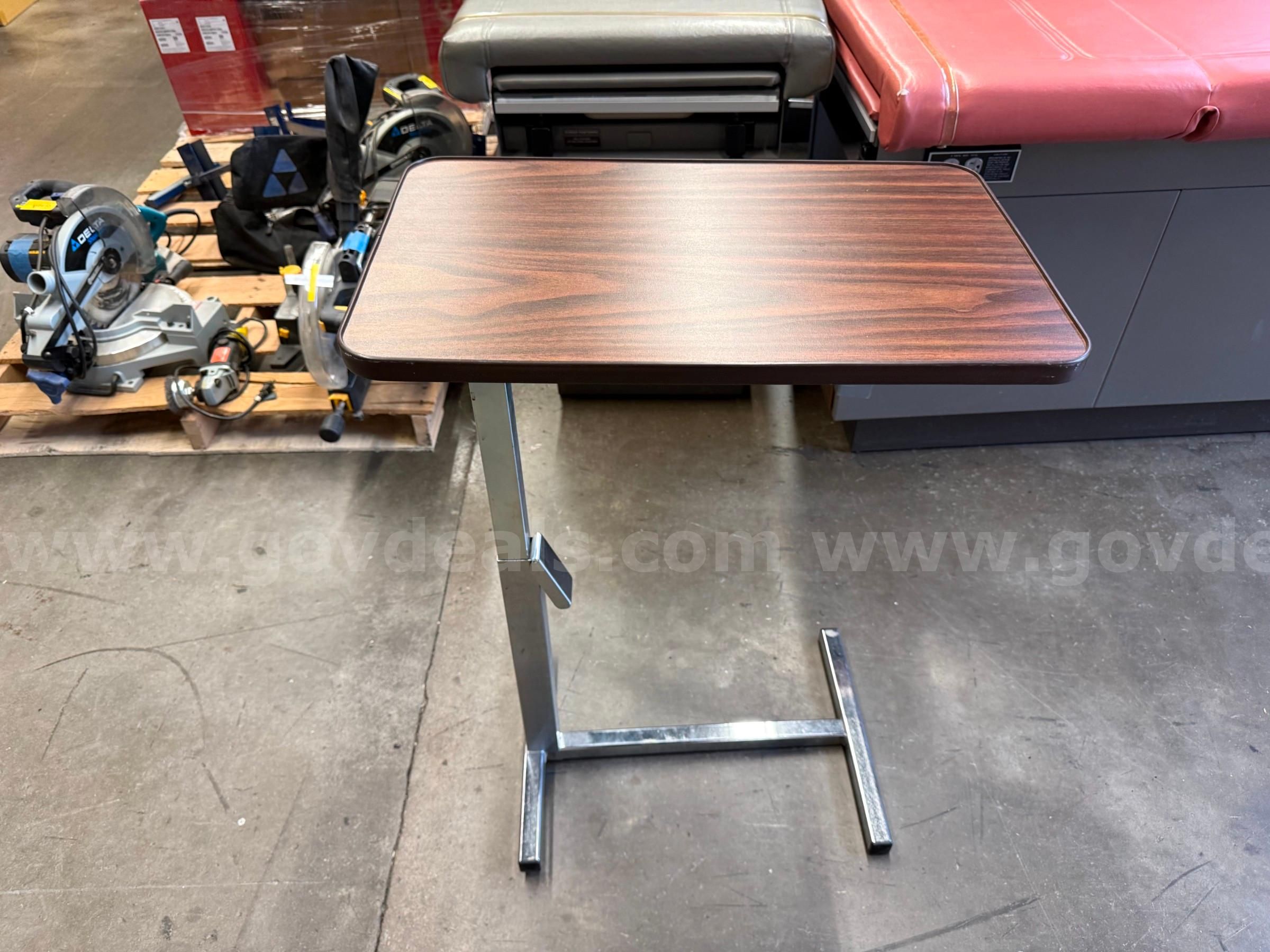 Adjustable Overbed Medical Bedside Table