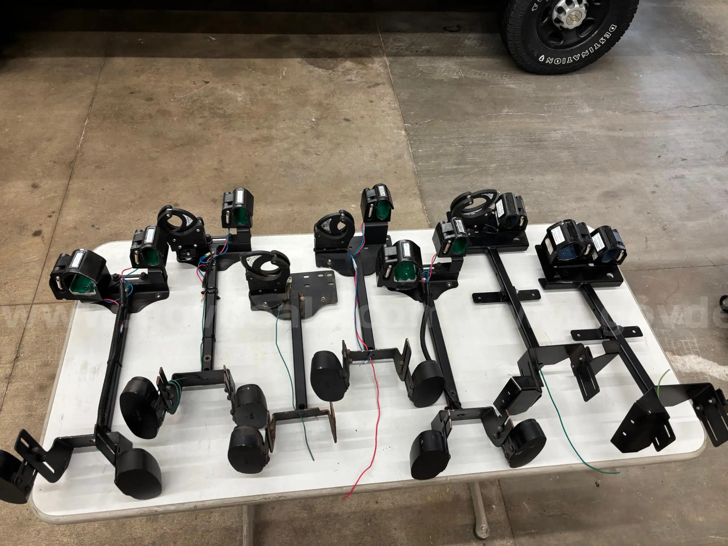 Police firearm mounts