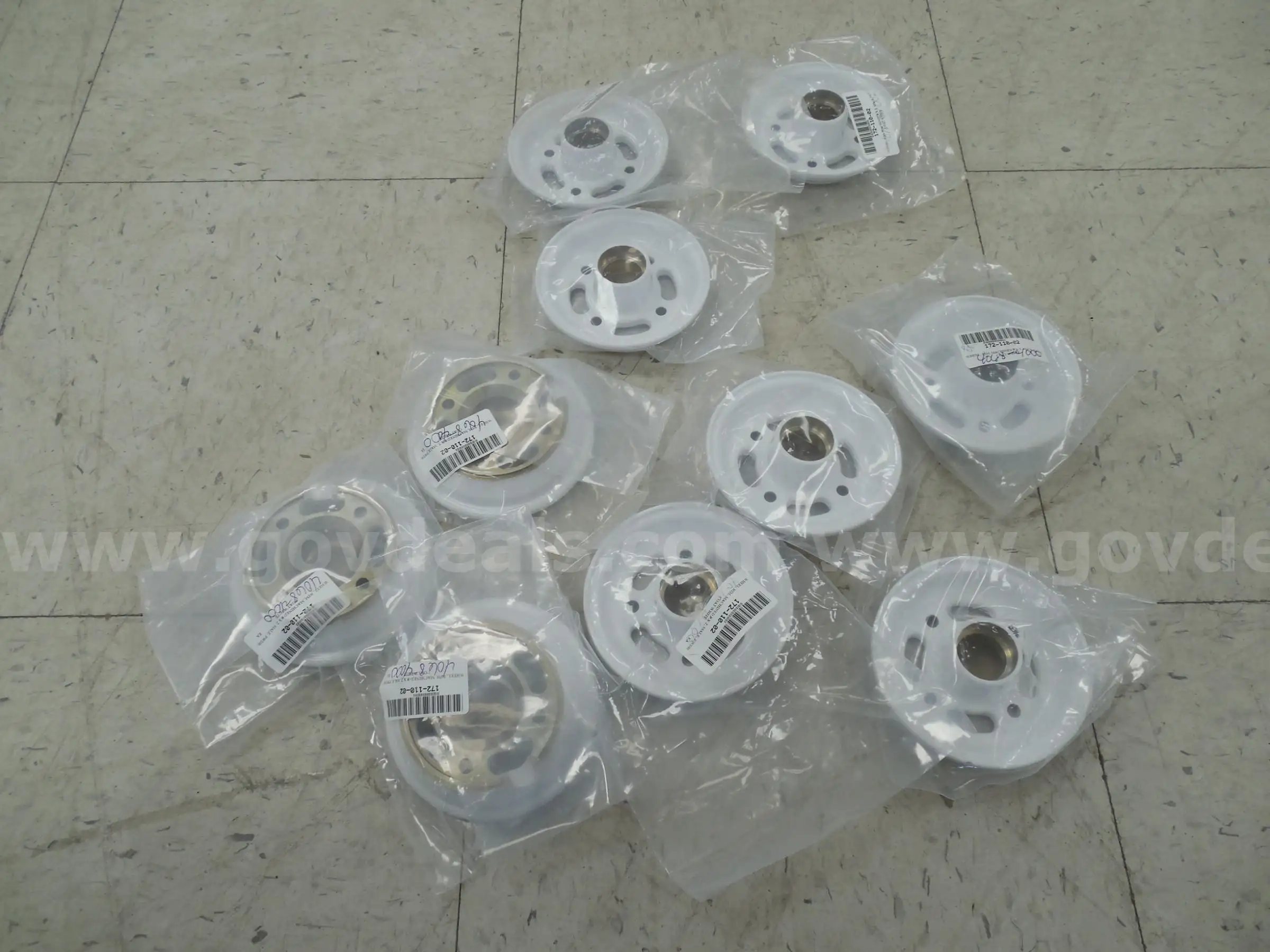Collection of wheel rim male ends