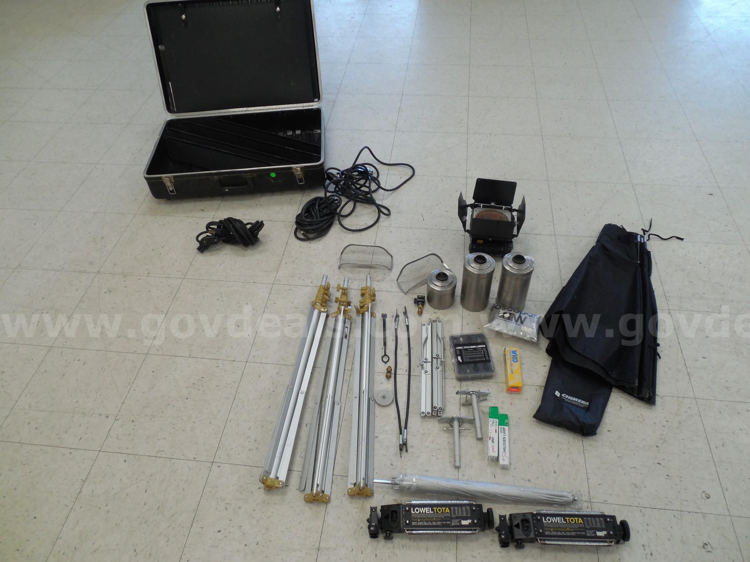 Collection of photographic equipment