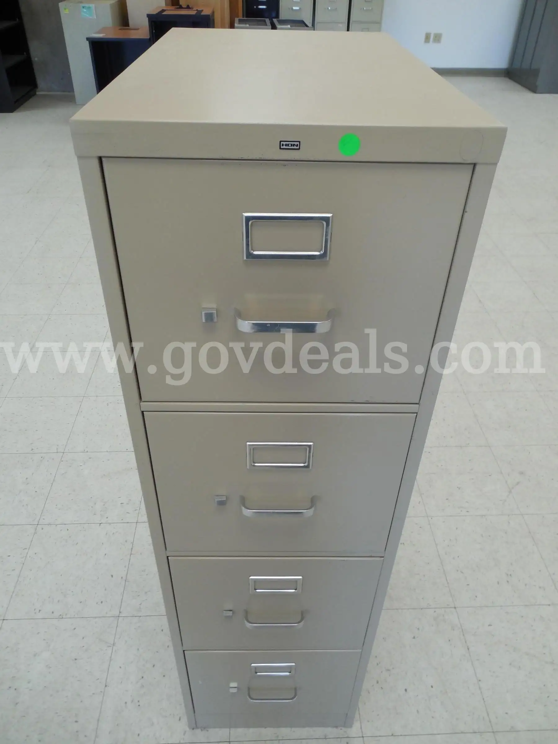 Four drawer filing cabinet