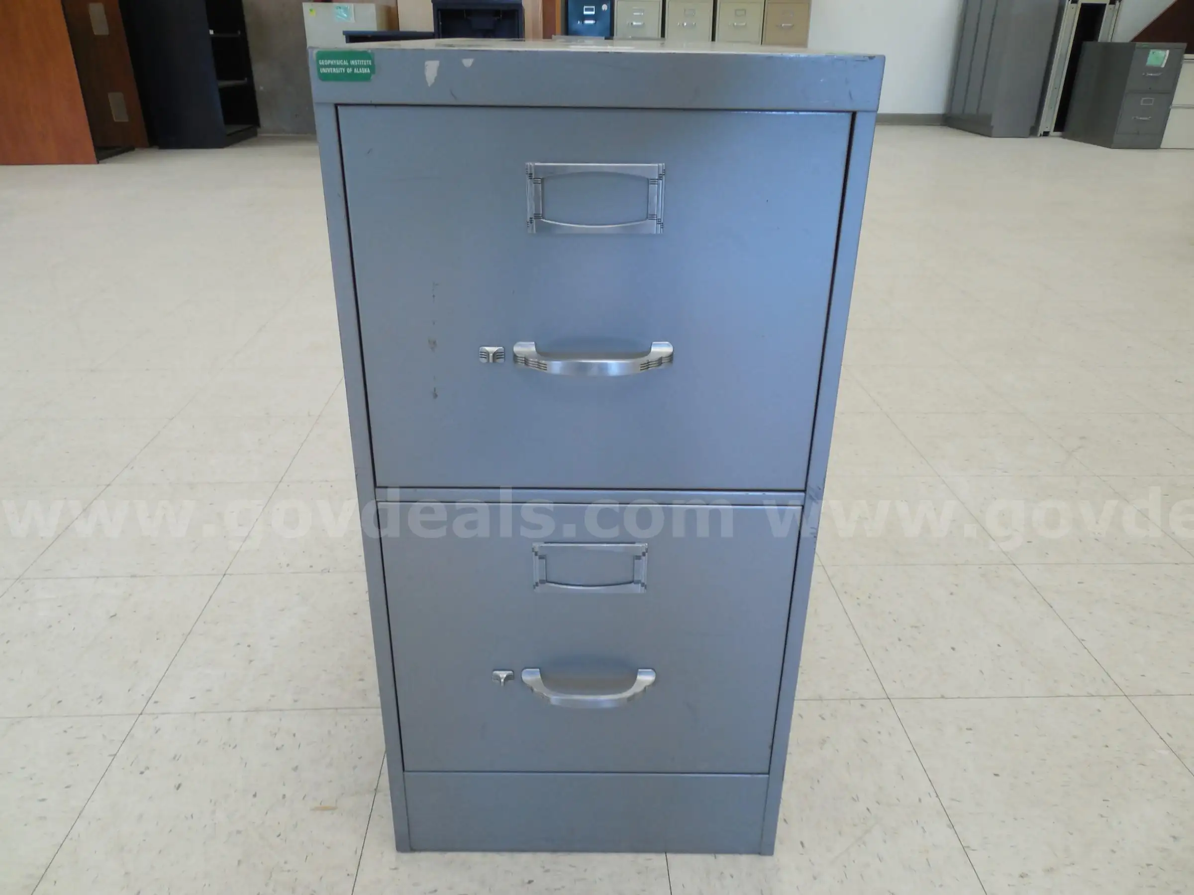 Two drawer filing cabinet