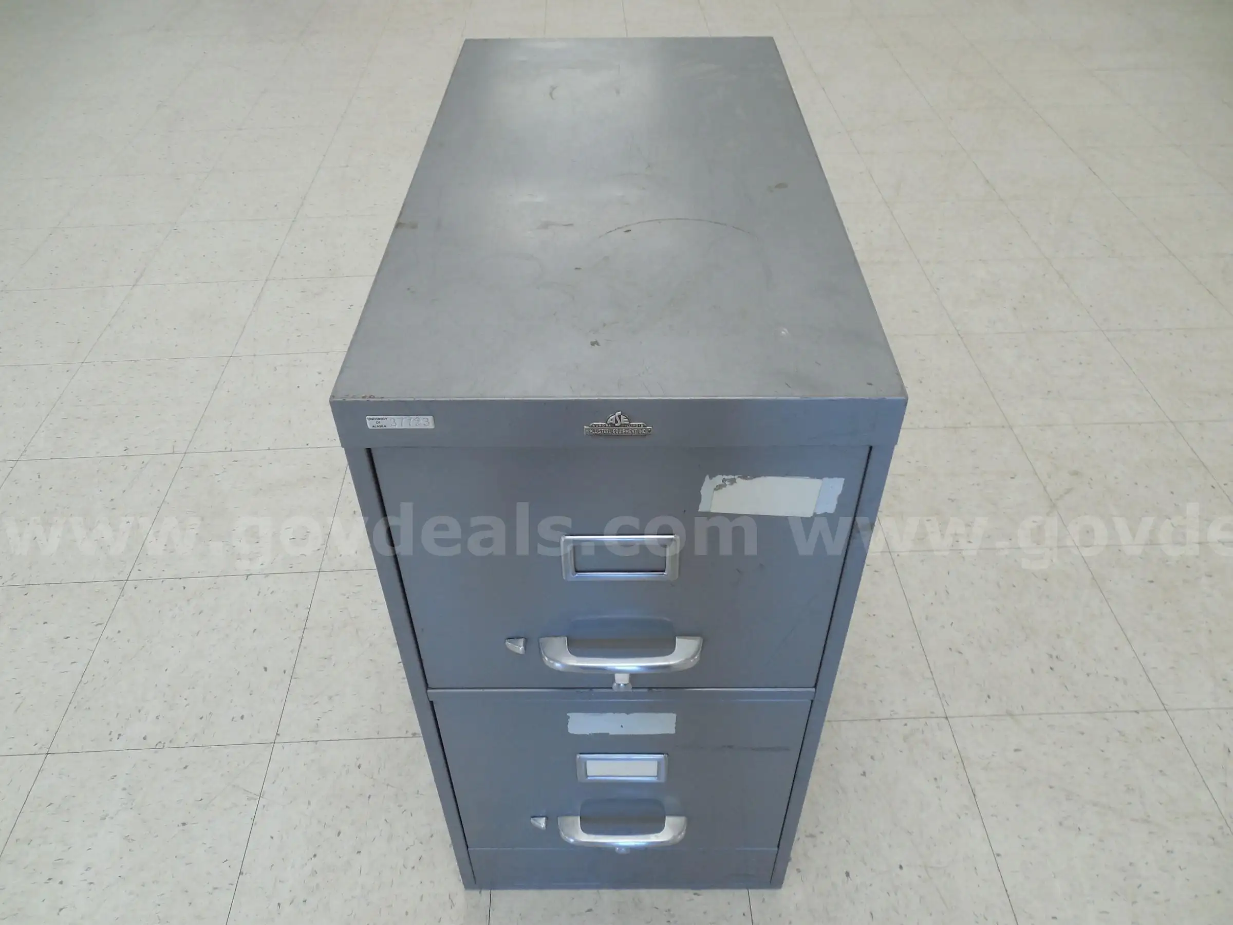 Two drawer filing cabinet