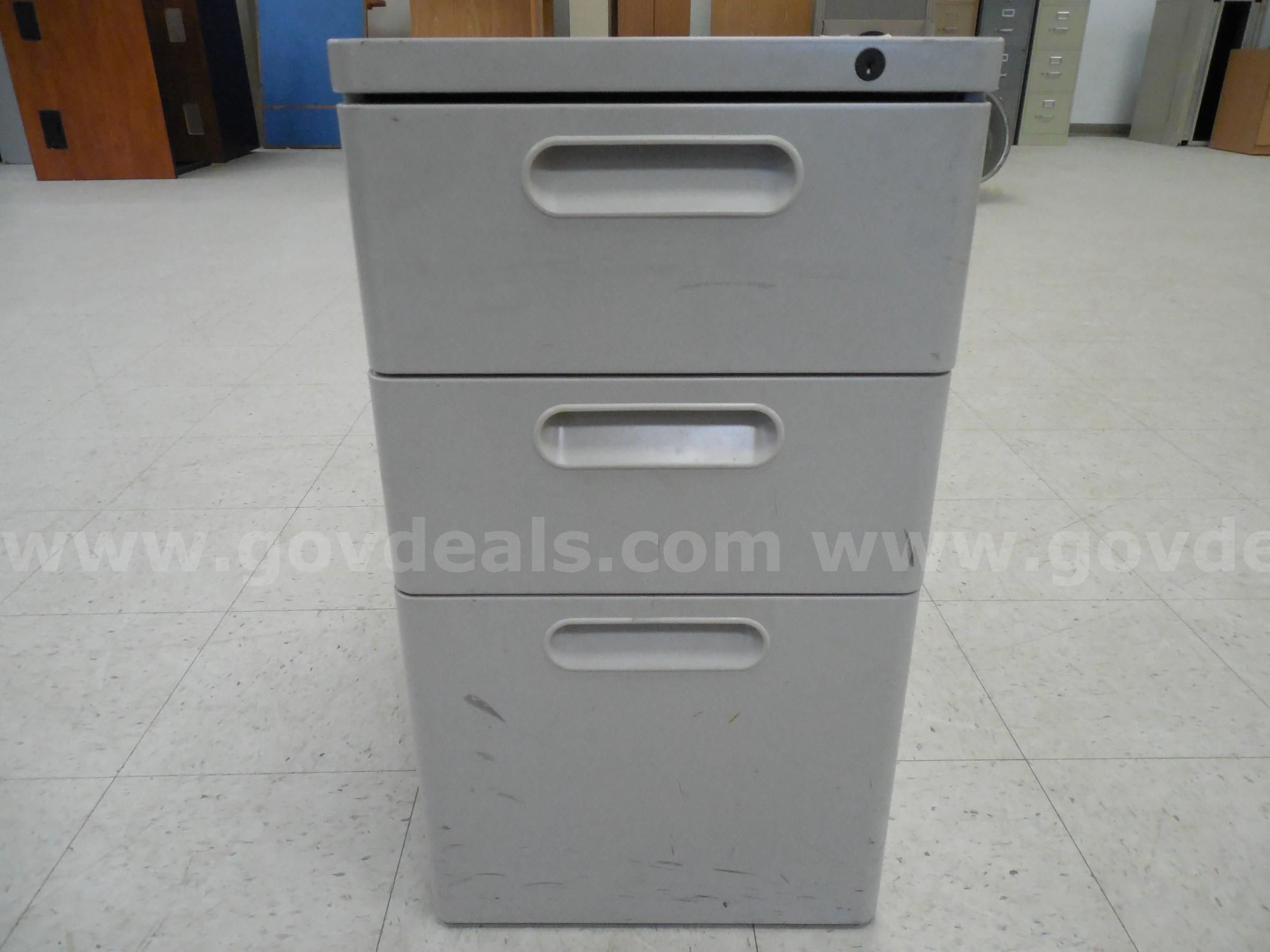 Three drawer filing cabinet