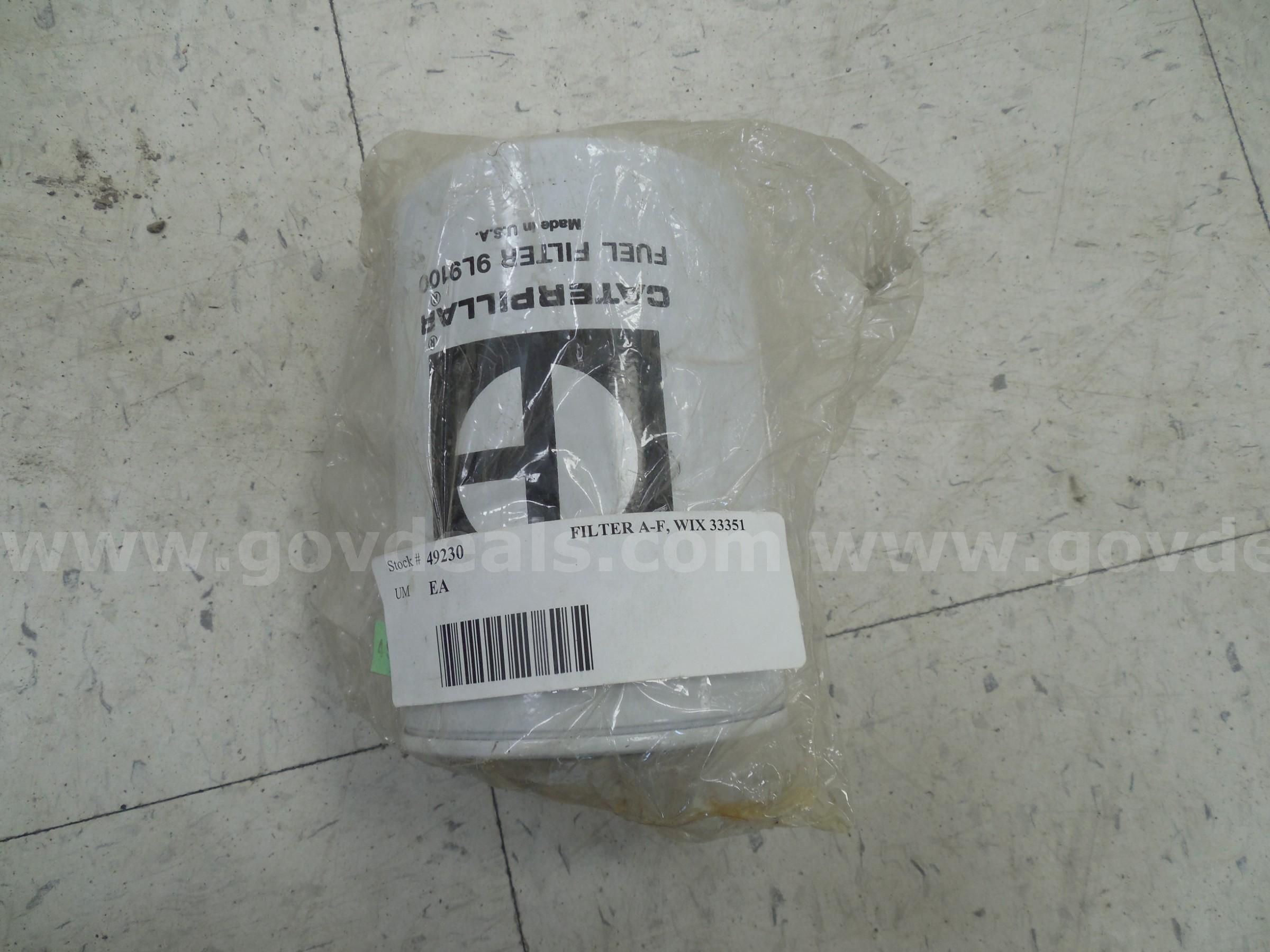 Caterpillar fuel filter 9L9100 - WIX 33351 - A