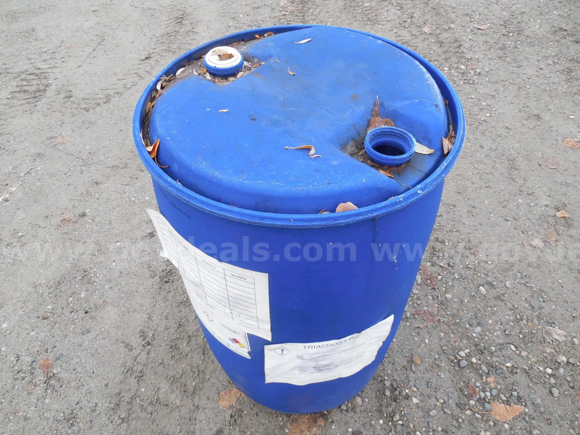 Plastic barrel drum - 1 bung hole cover - B