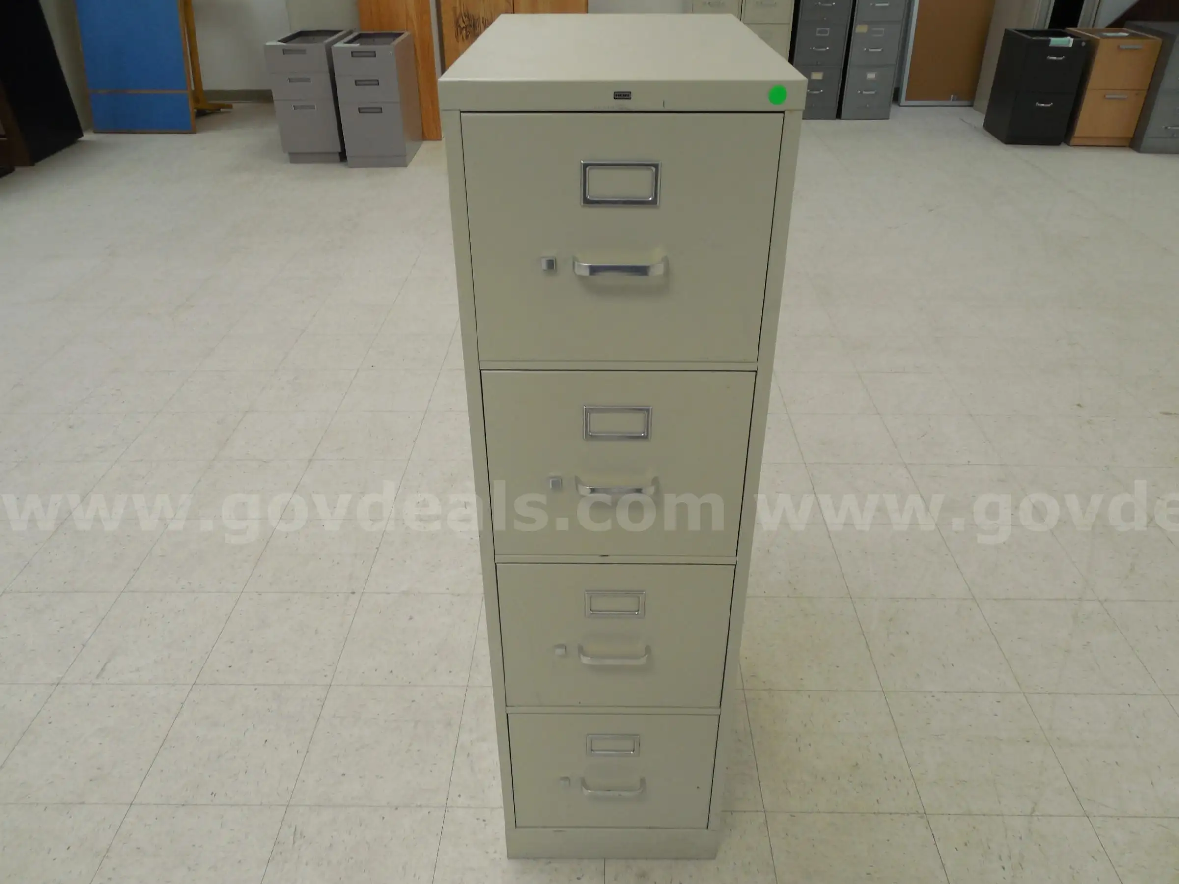 Four drawer filing cabinet - E