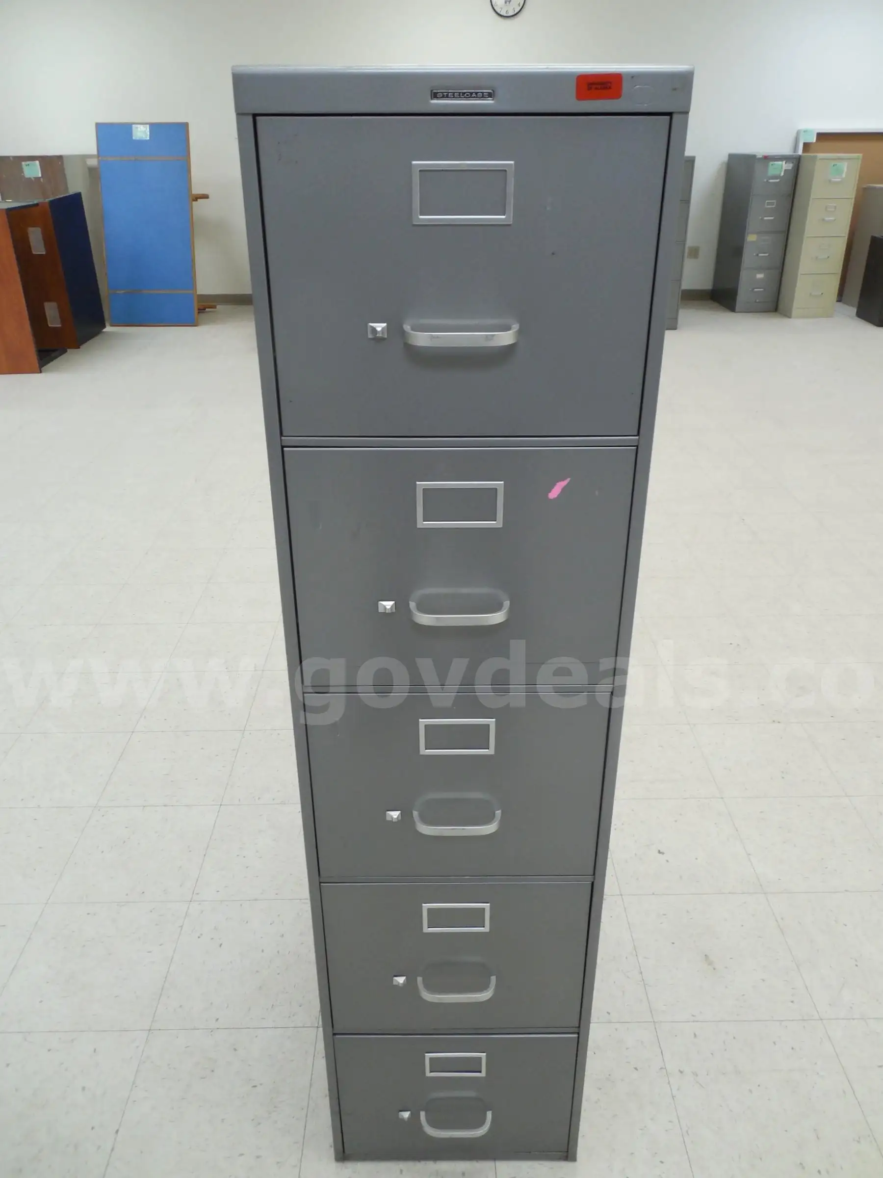 Five drawer filing cabinet - D
