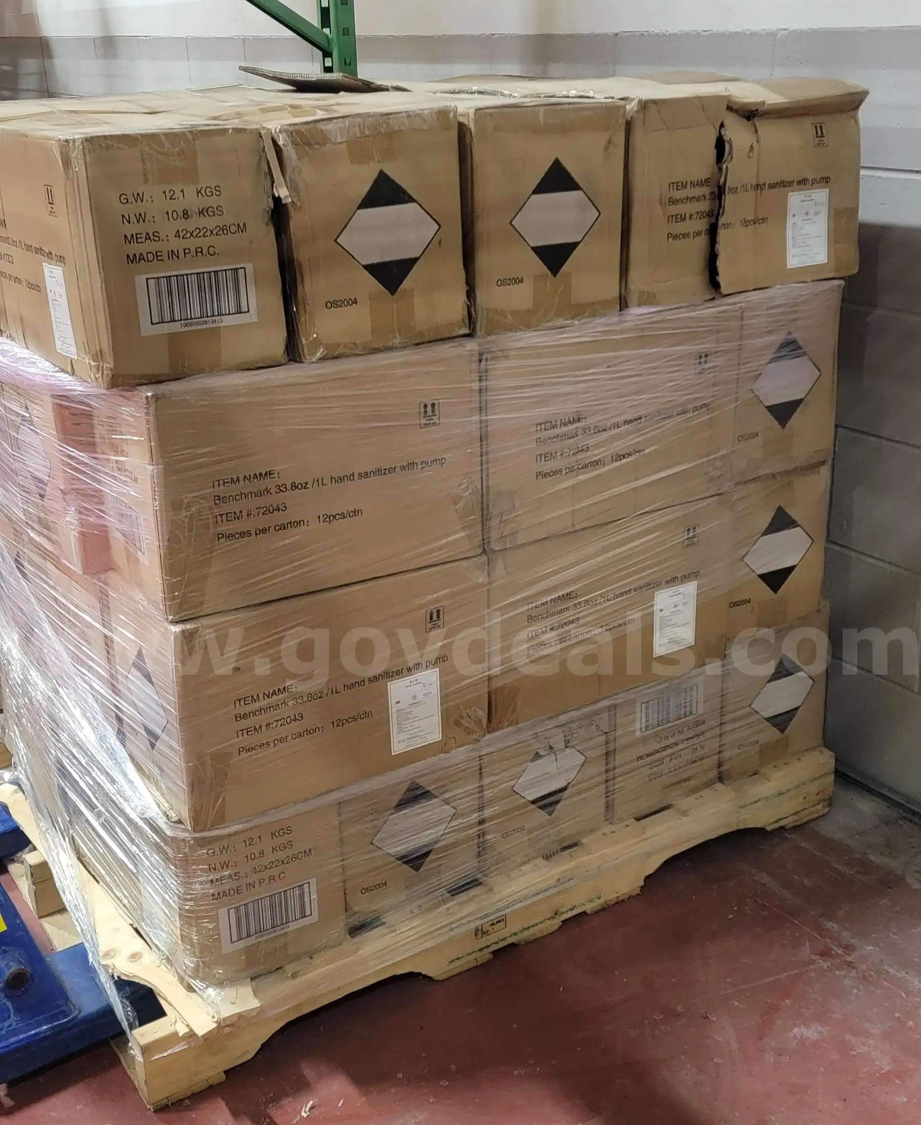 Benchmark Hand Sanitizer- 40 Cases