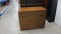 Wood 2 Drawer File Cabinet 3' x 19" x 29"
