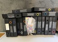 Lot of 17 Black Heavy-Duty Binders - Excellent Condition