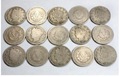 15 Liberty Head V Nickels -Between 1900 - 1912