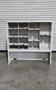 GRAY METAL TABLETOP SORTING CABINET