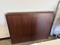 Wall Cabinet/Office Table/Framed Picture