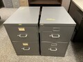 2 Drawer Metal Filing Cabinets LOT (2)
