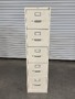 CREAM 5 DRAWER FILE CABINET WITH KEY