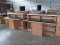 Lot of 6 Wooden Work Benches