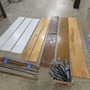 Lots of Slot Shelf Brackets Shelf Posts and Wooden Shelves in Various Sizes