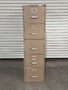 BROWN 5 DRAWER FILE CABINET