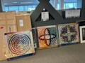 Utility Company Owned Surplus - Abstract Artwork Collection (Lot of 3)