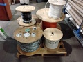 Pallet of Misc. Cable/Wire Spools - FLOOR