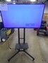 Flatscreen TV on stand
