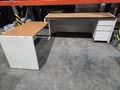 2-Piece extra-long Steelcase Desk