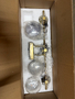 Brass-Colored Wall Lamp - E