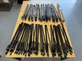 Showroom Large Black Aluminum Display Easel - Lot of 40 Poster Artwork Display