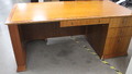 4 Drawer Wood Desk W/Key 6' x 3'