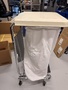 Medical Linen Hamper Cart with Foot-Operated Lid