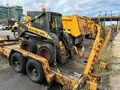 2008 New Holland LS150 Skid Steer with 2018 BEHNKE-CBCT1612S Trailer