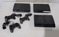 LOT OF 3 SONY PLAYSTATION CONSOLES AND 3 CONTROLLERS
