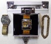 TWO WATCH ONE BRACELET LOT.