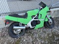 Green Kawasaki motorcycle