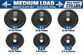 Medium Weight Set 370lbs (20 Plates) (1 of 2)