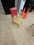 Classic teacher desk chair padded