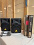Behringer EUROLIVE B208D active loudspeaker - PAIR - With Brackets