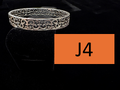 LOT J4 Enchant Scroll Bangle Bracelet marked Tiffany & Co. 925