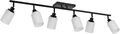 ? NEW ? TODOLUZ 6-Light Black Track Light Fixture - AA
