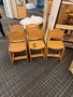 Lot of 2 Solid Hardwood Child-Sized Chair