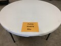 824575 - 5ft Round Plastic Folding Table
