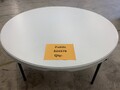 824578 - 5ft Round Plastic Folding Table
