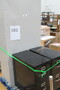 One Large Metal Storage Shelves with Doors Two 2-Drawer Filing Cabinets