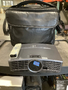 8256 - Mitsubishi Projector w/Remote & Travel Case
