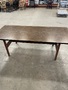 Qty-2 long brown tables
