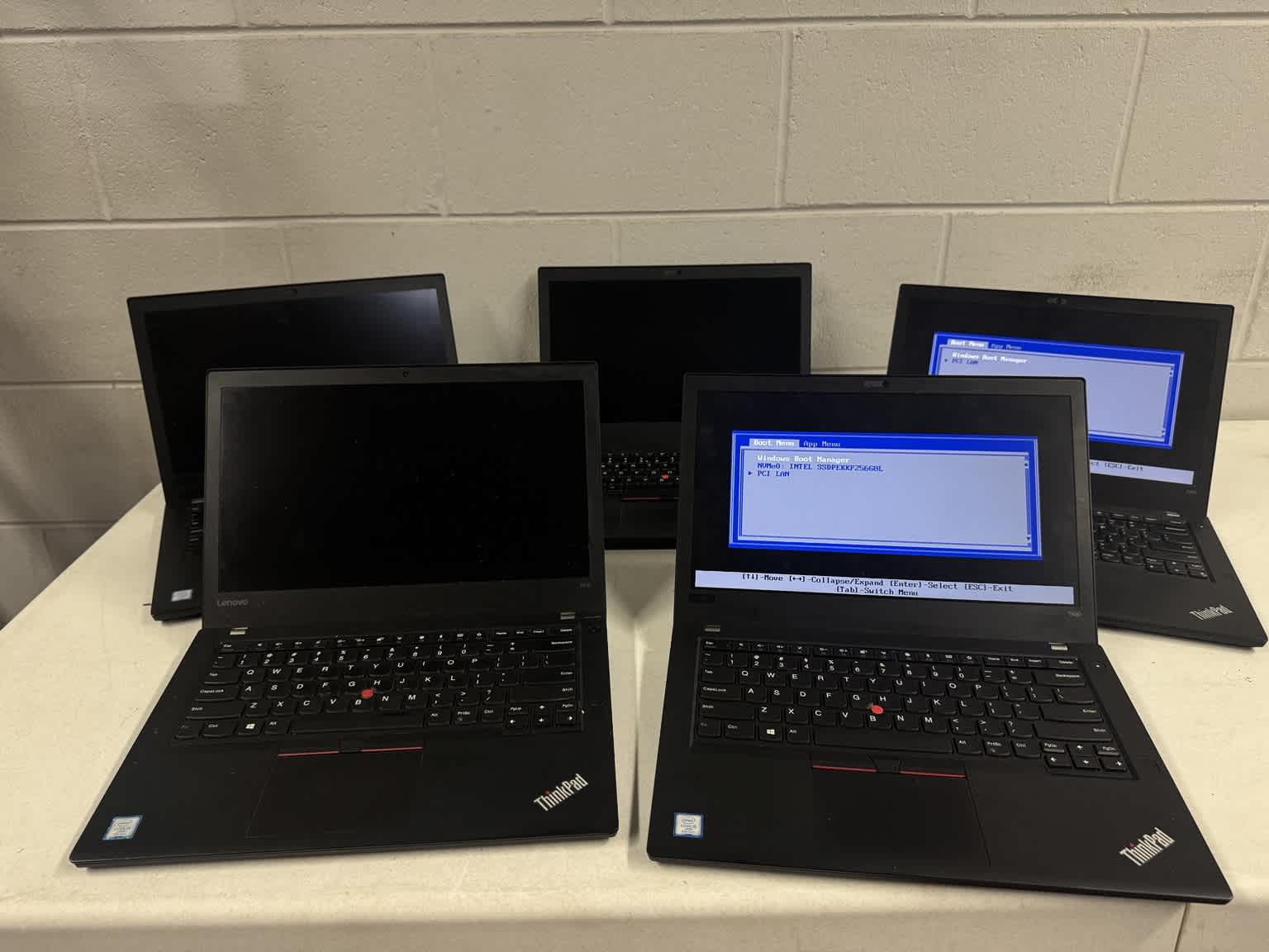 Lenovo ThinkPad Laptop Lot (5 Total Units)