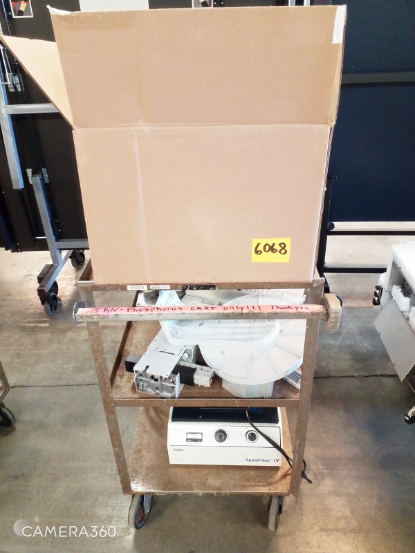 Lot # 6068 CART WITH HORIXON TECNOLOGY SPEED VAP IV COMPONENT GC - 20